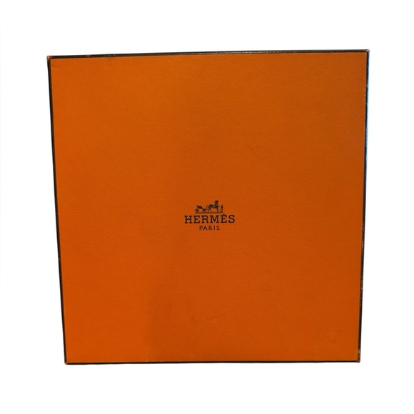 HERMES Gold H Striee Belt Buckle Reversible Strap Black Brown Size 85 - Picture 7 of 7